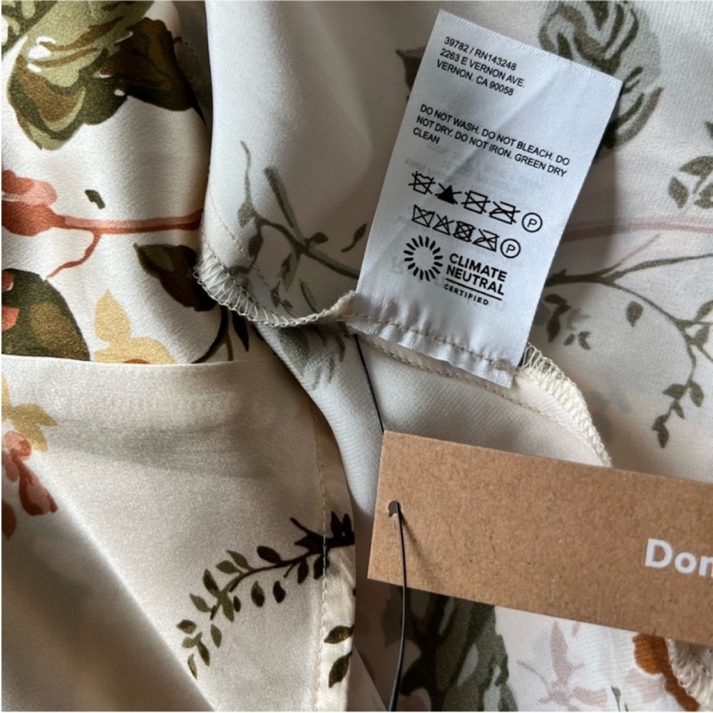 Reformation silk dress NWT - Picture 6 of 10
